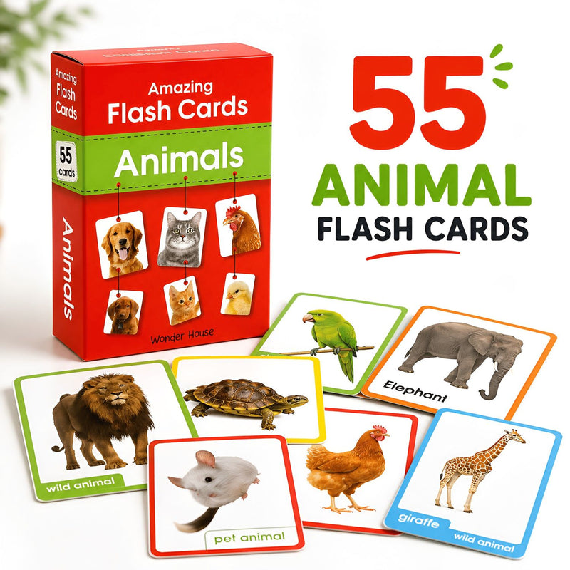 Amazing Animals Flash Cards