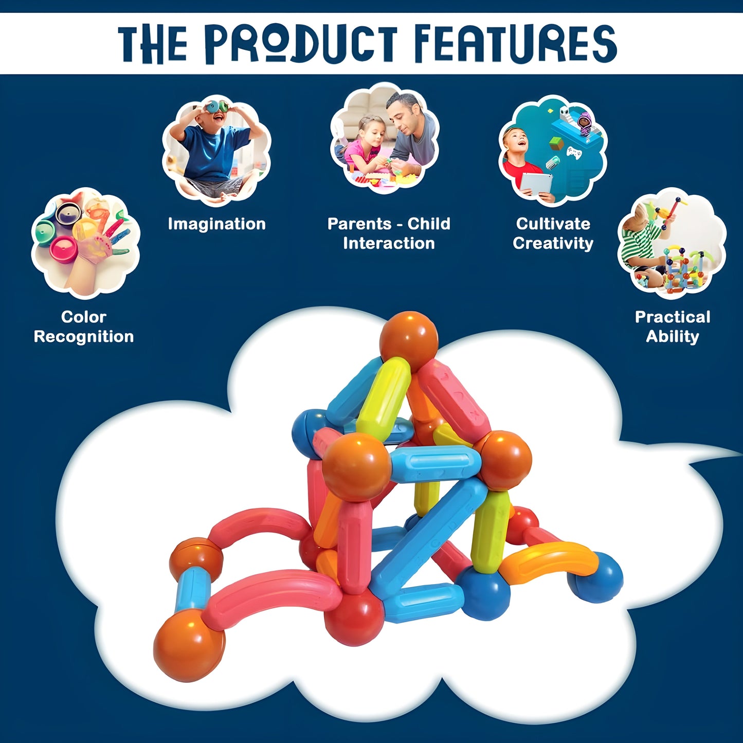 Creative Magnetic Construction Set