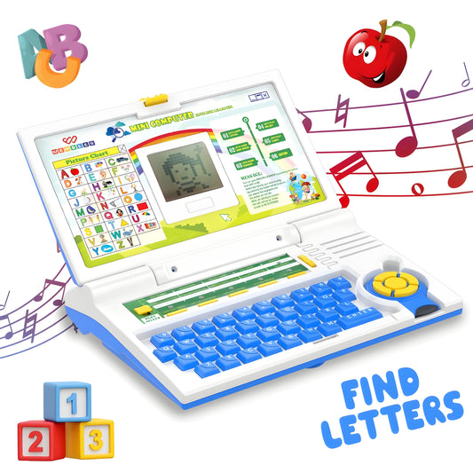 Laptop That Teaches Letters, Numbers, Music & Logic