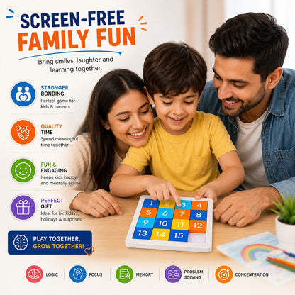 Number Sliding Magnetic Puzzle