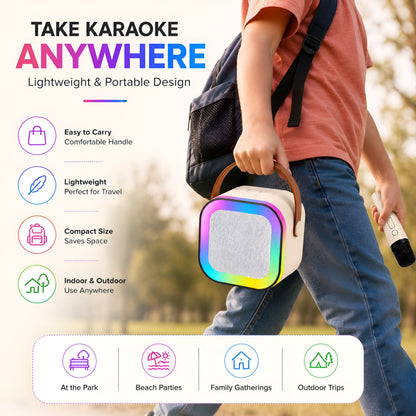 Rechargeable Karaoke Mic with Speaker