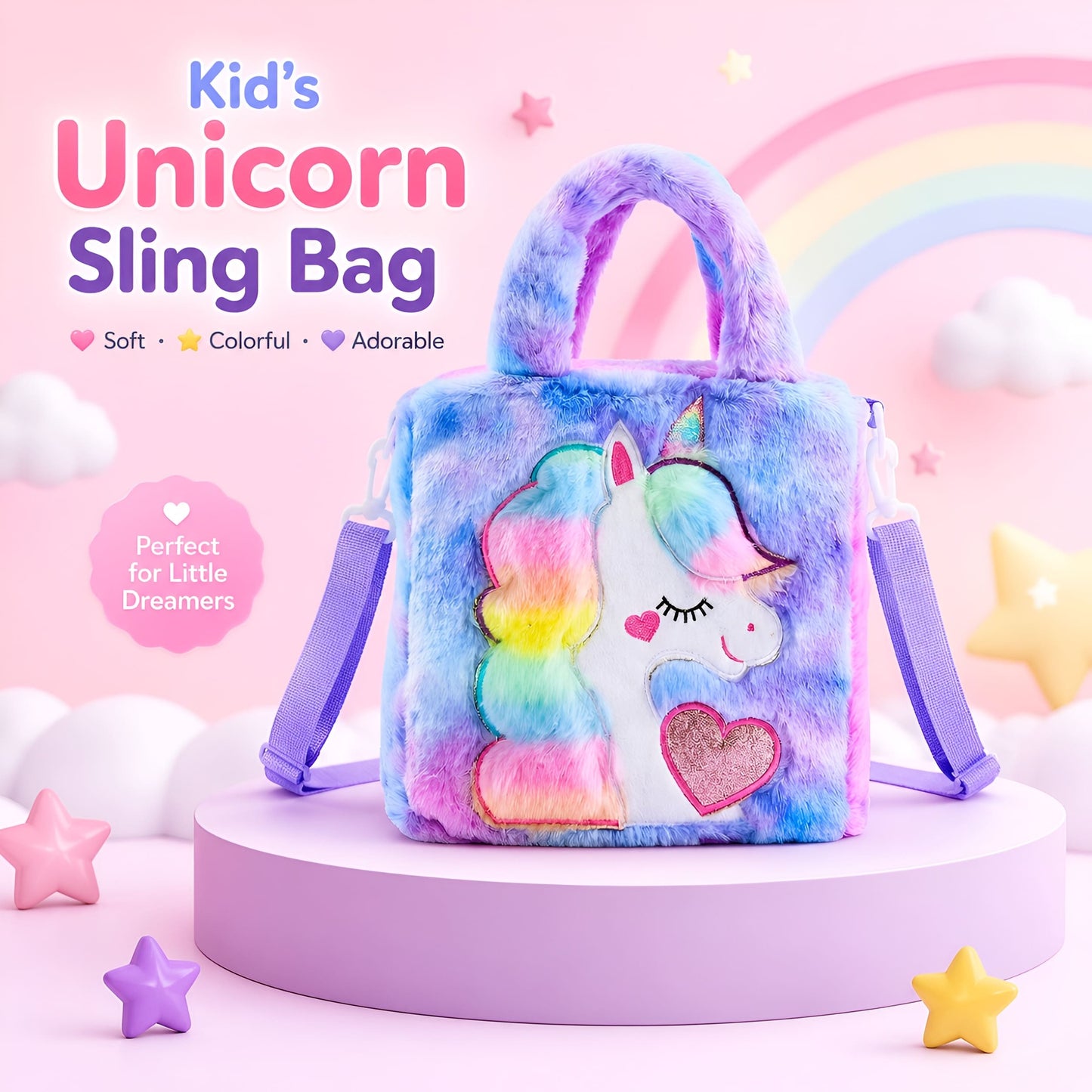 Kid's Unicorn Sling Bag