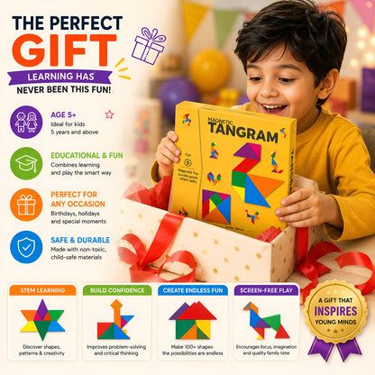Magnetic Tangram Puzzle