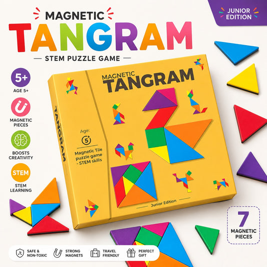 Magnetic Tangram Puzzle