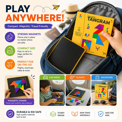 Magnetic Tangram Puzzle