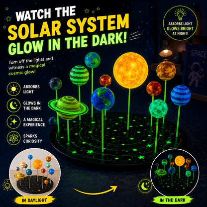 Glow in the Dark Solar System Model Kit