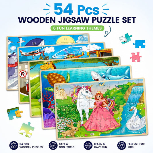 54 Pcs Wooden Jigsaw Puzzle