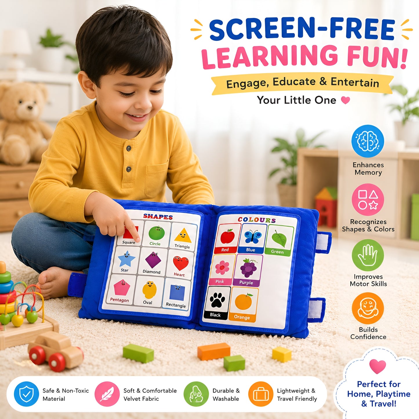 Learning Cushion Pillow Book