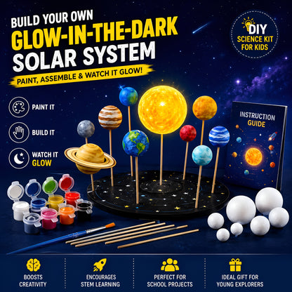 Glow in the Dark Solar System Model Kit