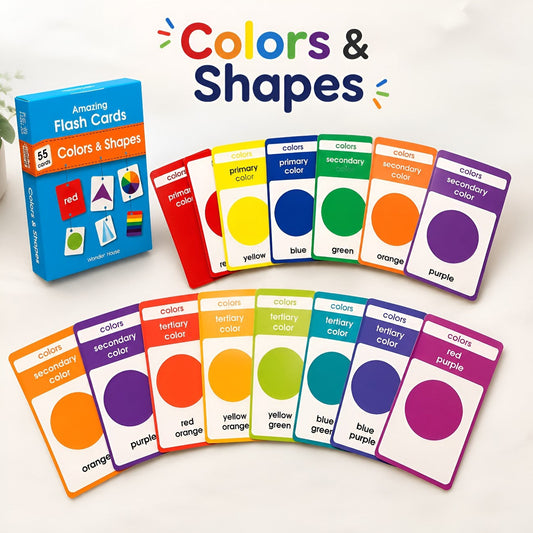 Amazing Colors & Shapes Flash Cards