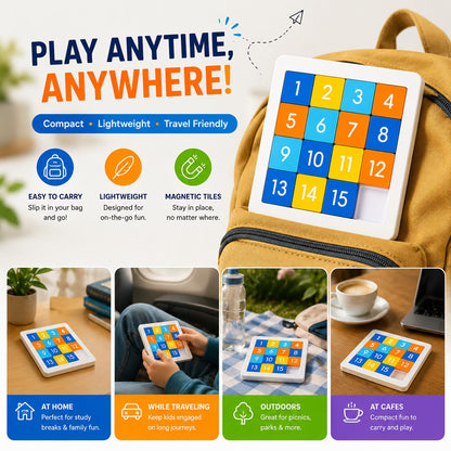 Number Sliding Magnetic Puzzle