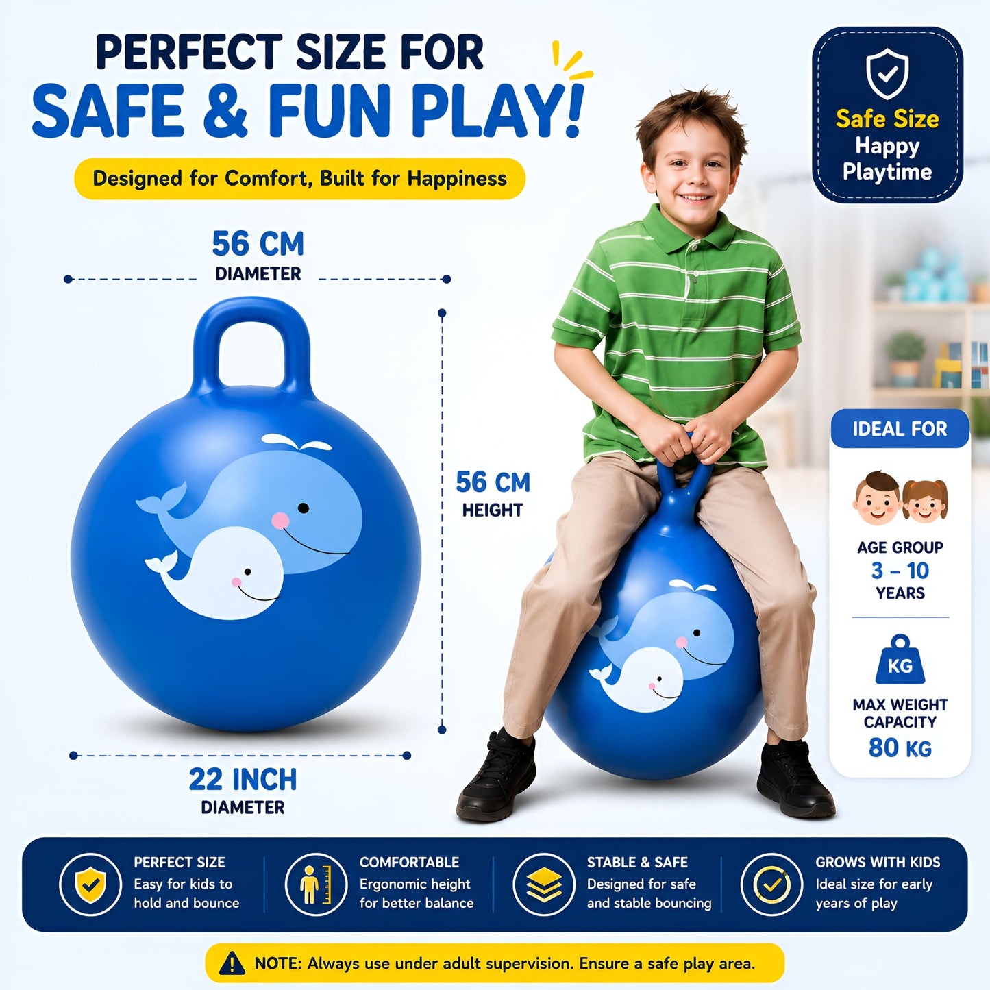 Bounce Rubber Hop Ball