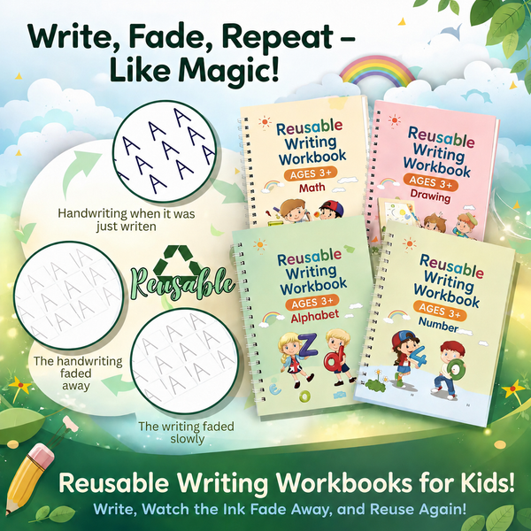 Reusable Writing Practice Workbook Set