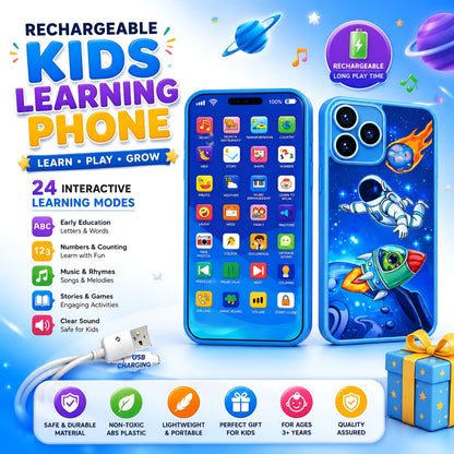 Rechargeable Kids Learning Phone