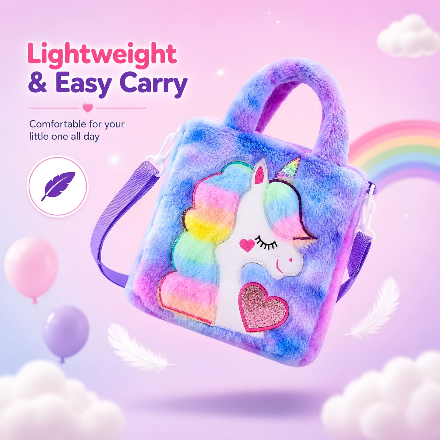 Kid's Unicorn Sling Bag