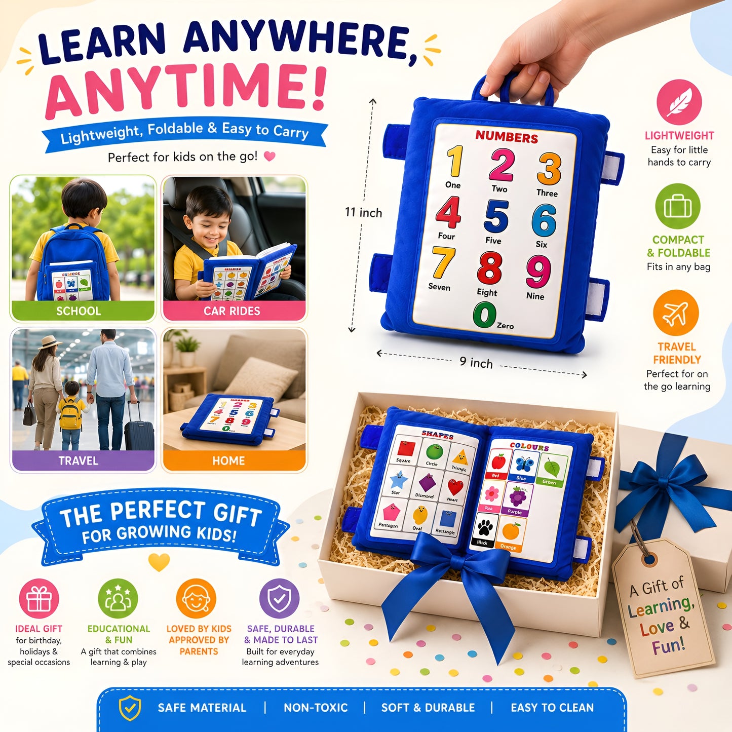 Learning Cushion Pillow Book