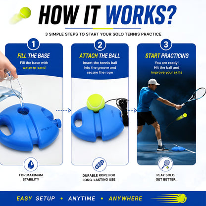 Solo Training Rebound Ball Cricket