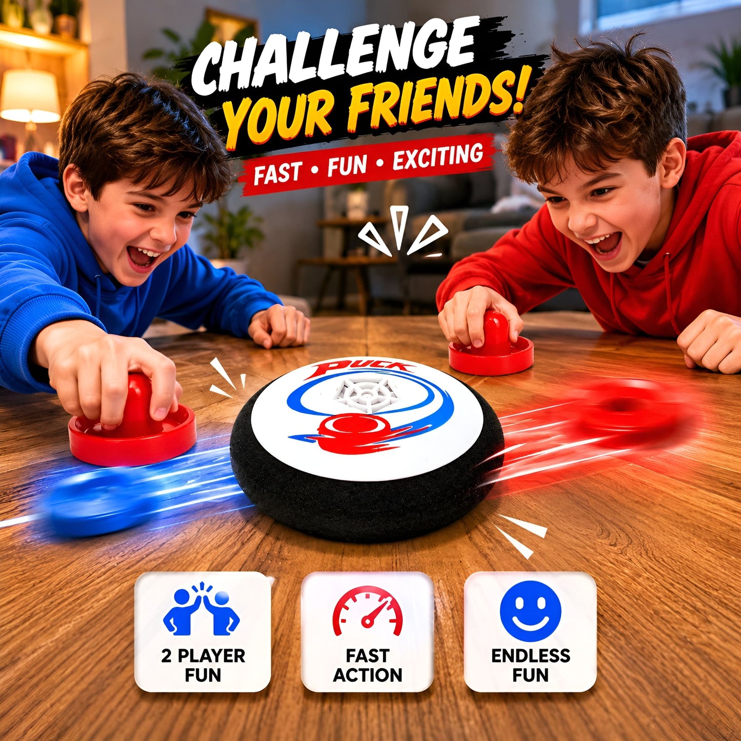 Mini Air Hockey Battle Set