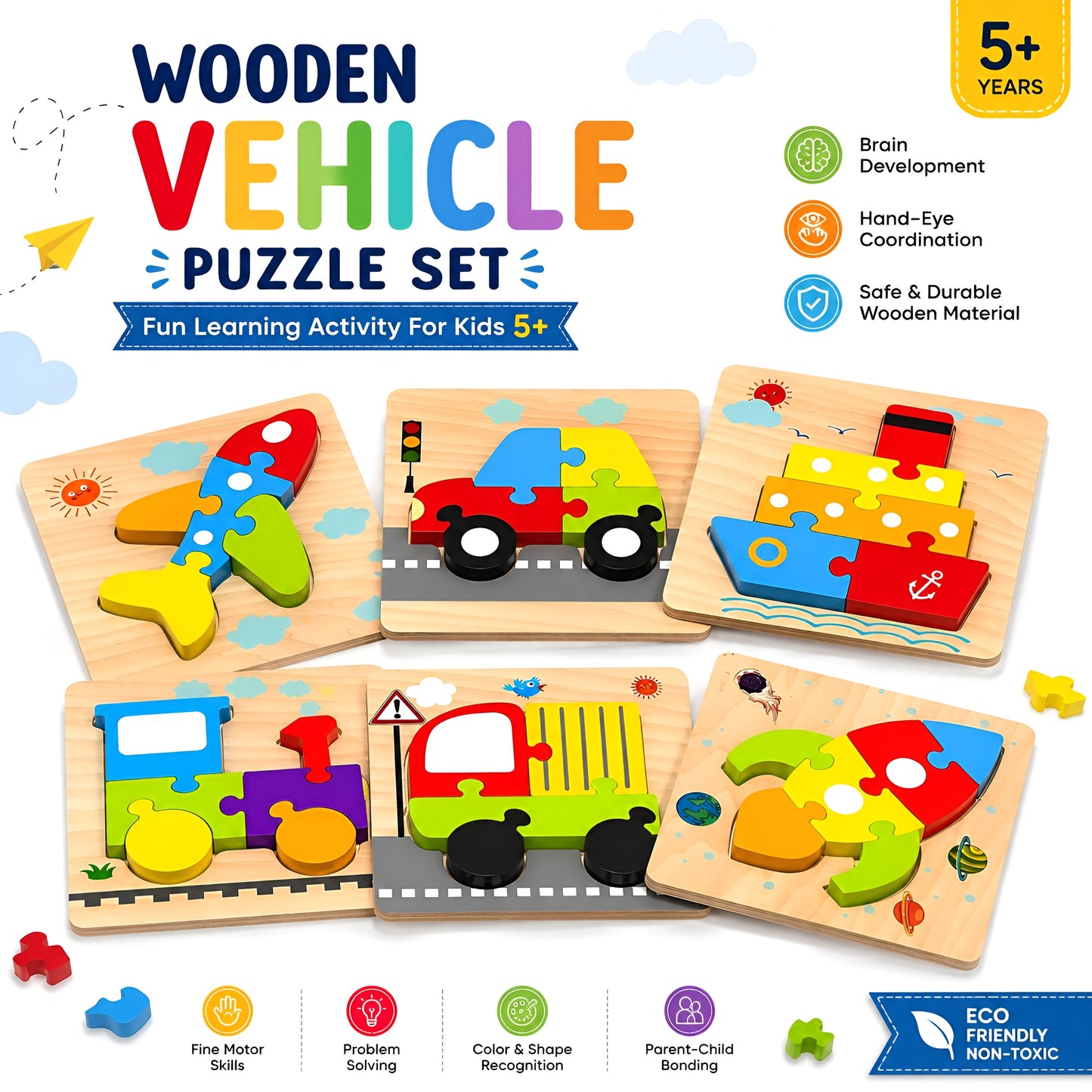 Multicolor Puzzle Foam Kids Toys
