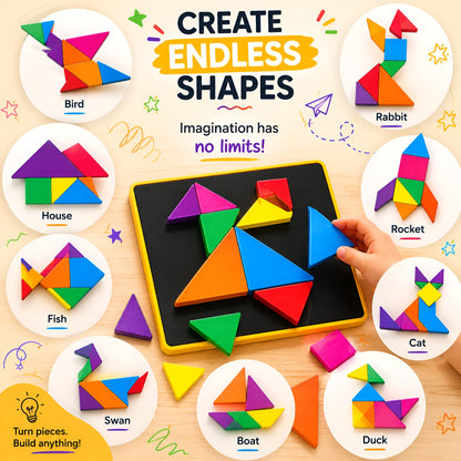 Magnetic Tangram Puzzle