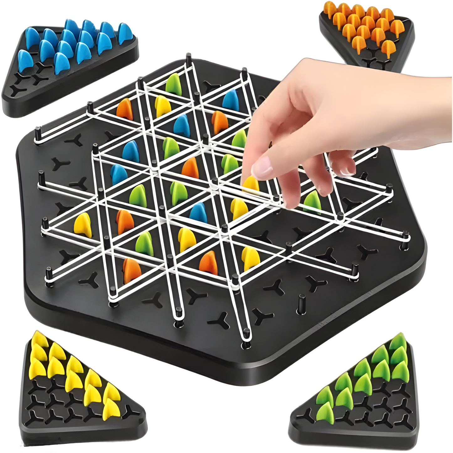 Triangle Chain Rubber Band Chess