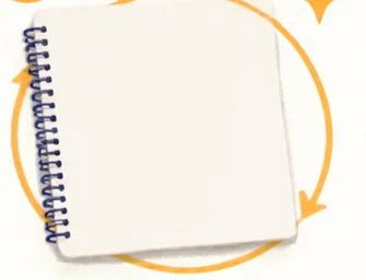A clean workbook ready to use again